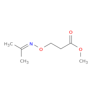 Propanoic acid, 3-[[(1-methylethylidene)amino]oxy]-, methyl ester