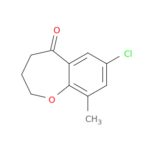 1-Benzoxepin-5(2H)-one,7-chloro-3,4-dihydro-9-methyl-