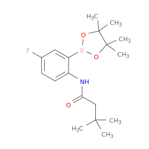 2-(叔丁基乙酰氨基)-5-氟苯基硼酸频那醇酯