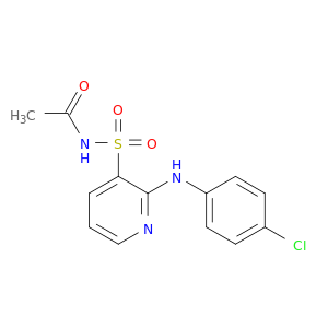 Acetamide, N-[[2-[(4-chlorophenyl)amino]-3-pyridinyl]sulfonyl]-