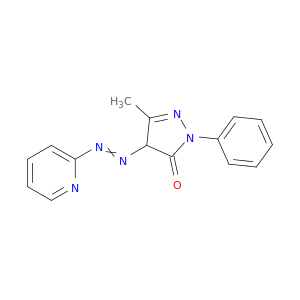3H-Pyrazol-3-one, 2,4-dihydro-5-methyl-2-phenyl-4-(2-pyridinylazo)-
