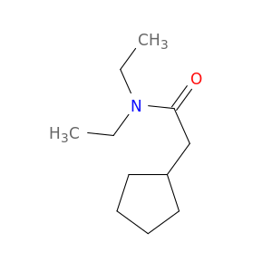 Cyclopentaneacetamide, N,N-diethyl-