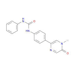 Urea, N-[4-(4,5-dihydro-5-oxopyrazinyl)phenyl]-N'-phenyl-
