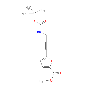 甲基 5-(3-((叔-丁氧羰基)氨基)丙-1-炔-1-基)呋喃-2-甲酸基酯