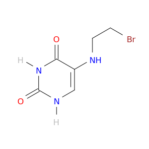 2,4(1H,3H)-Pyrimidinedione, 5-[(2-bromoethyl)amino]-