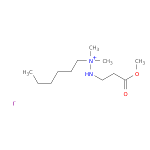 Hydrazinium, 1-hexyl-2-(3-methoxy-3-oxopropyl)-1,1-dimethyl-, iodide