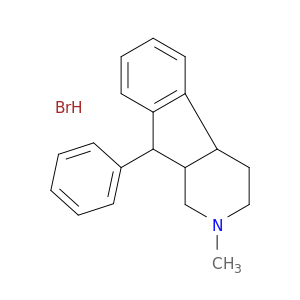 1H-Indeno[2,1-c]pyridine,2,3,4,4a,9,9a-hexahydro-2-methyl-9-phenyl-, hydrobromide (1:1)