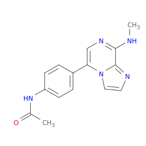 Acetamide, N-[4-[8-(methylamino)imidazo[1,2-a]pyrazin-5-yl]phenyl]-