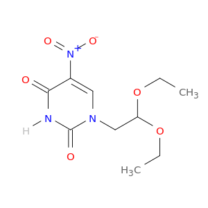 2,4(1H,3H)-Pyrimidinedione,1-(2,2-diethoxyethyl)-5-nitro-