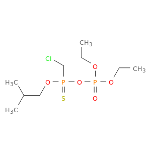 (chloromethyl-isobutoxy-phosphinothioyl) diethyl phosphate