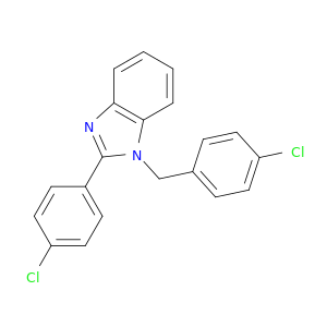 1H-Benzimidazole, 2-(4-chlorophenyl)-1-[(4-chlorophenyl)methyl]-