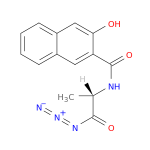 Propanoyl azide, 2-[[(3-hydroxy-2-naphthalenyl)carbonyl]amino]-, (S)-