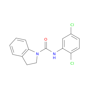 1H-Indole-1-carboxamide, N-(2,5-dichlorophenyl)-2,3-dihydro-
