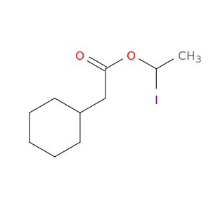Cyclohexaneacetic acid, 1-iodoethyl ester