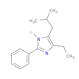 1H-Imidazole, 4-ethyl-5-(2-methylpropyl)-2-phenyl-