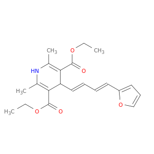 DIETHYL 4-[(1E,3E)-4-(2-FURYL)BUTA-1,3-DIENYL]-2,6-DIMETHYL-1,4-DIHYDROPYRIDINE-3,5-DICARBOXYLATE