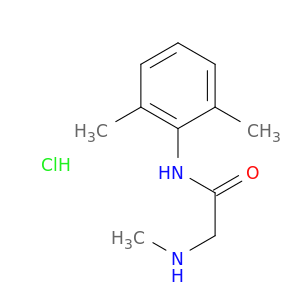 乙酰胺,N-(2,6-二甲基苯基)-2-(甲基氨基)-,盐酸盐(1：1)