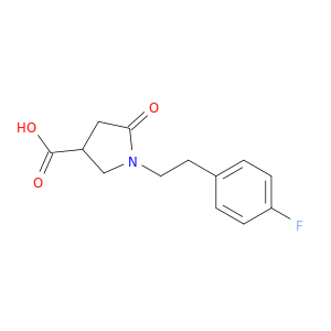 1-(4-Fluorophenethyl)-5-oxopyrrolidine-3-carboxylic acid
