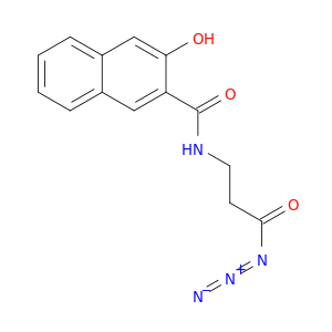 Propanoyl azide, 3-[[(3-hydroxy-2-naphthalenyl)carbonyl]amino]-