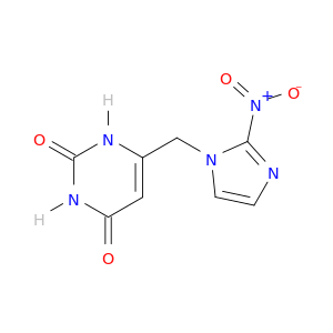 2,4(1H,3H)-Pyrimidinedione, 6-[(2-nitro-1H-imidazol-1-yl)methyl]-