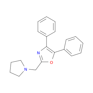 4,5-diphenyl-2-(pyrrolidin-1-ylmethyl)-1,3-oxazole