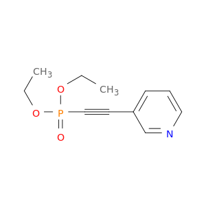 Phosphonic acid, (3-pyridinylethynyl)-, diethyl ester