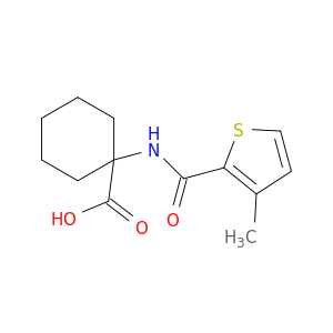 Cyclohexanecarboxylic acid, 1-[[(3-methyl-2-thienyl)carbonyl]amino]-