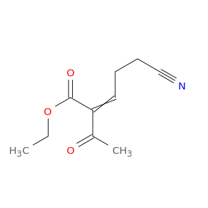 2-Pentenoic acid, 2-acetyl-5-cyano-, ethyl ester