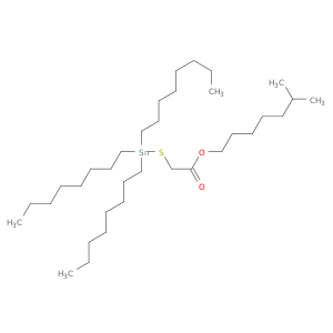Acetic acid,[(trioctylstannyl)thio]-, isooctyl ester (8CI,9CI)