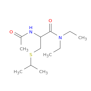 Propanamide, 2-(acetylamino)-N,N-diethyl-3-[(1-methylethyl)thio]-