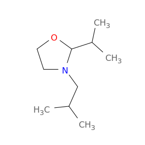 Oxazolidine, 2-(1-methylethyl)-3-(2-methylpropyl)-