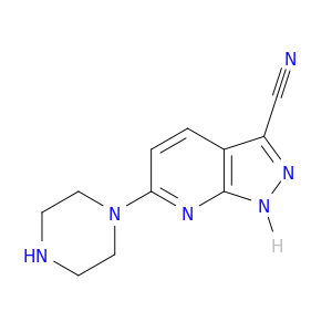 6-(1-哌嗪基)-1H-吡唑[3,4-B]吡啶-3-腈
