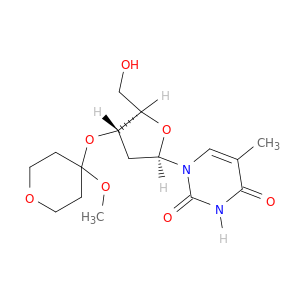 Thymidine, 3'-O-(tetrahydro-4-methoxy-2H-pyran-4-yl)-