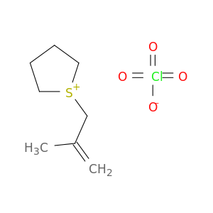 Thiophenium, tetrahydro-1-(2-methyl-2-propenyl)-, perchlorate