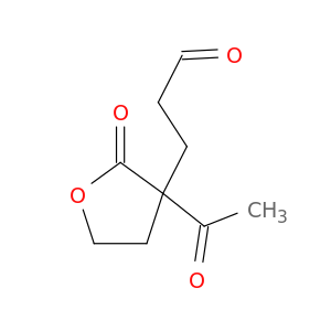 3-Furanpropanal, 3-acetyltetrahydro-2-oxo-