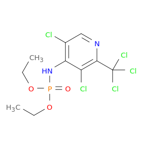 Phosphoramidic acid,[3,5-dichloro-2-(trichloromethyl)-4-pyridinyl]-, diethyl ester (9CI)