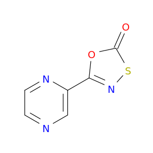 1,3,4-Oxathiazol-2-one,2-pyrazinyl-