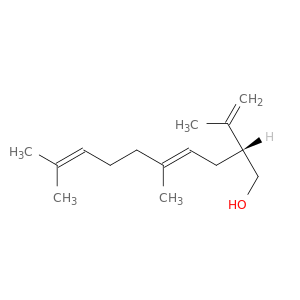 4,8-Decadien-1-ol, 5,9-dimethyl-2-(1-methylethenyl)-, (2R,4E)-