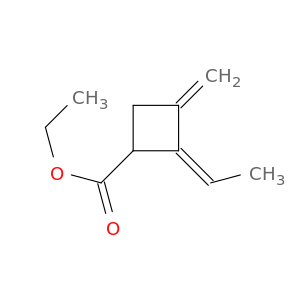 Cyclobutanecarboxylic acid, 2-ethylidene-3-methylene-, ethyl ester, (Z)-