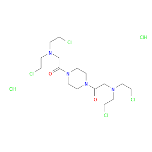 1,1'-piperazine-1,4-diylbis{2-[bis(2-chloroethyl)amino]ethanone} dihydrochloride