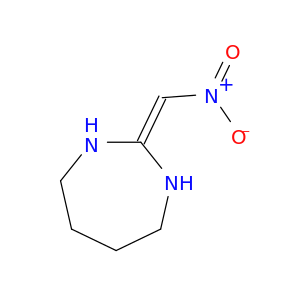 1H-1,3-Diazepine, hexahydro-2-(nitromethylene)-