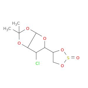 6-Chloro-2,2-dimethyl-5-(2-oxido-1,3,2-dioxathiolan-4-yl)tetrahydrofuro(2,3-d)(1,3)dioxole
