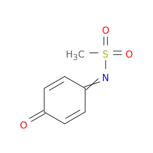 Methanesulfonamide, N-(4-oxo-2,5-cyclohexadien-1-ylidene)-