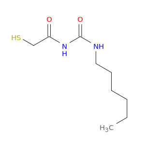 Acetamide, N-[(hexylamino)carbonyl]-2-mercapto-