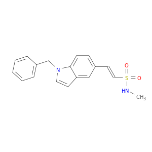 Ethenesulfonamide,N-methyl-2-[1-(phenylmethyl)-1H-indol-5-yl]-, (1E)-