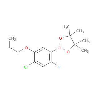 2-(4-氯-2-氟-5-丙氧基苯基)-4,4,5,5-四甲基-1,3,2-二氧硼杂环戊烷