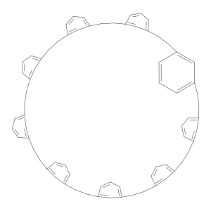 Decacyclo[58.3.1.14,8.111,15.118,22.125,29.132,36.139,43.146,50.153,57]doheptaconta-1(64),4,6,8(72),11,13,15(71),18,20,22(70),25,27,29(69),32,34,36(68),39,41,43(67),46,48,50(66),53,55,57(65),60,62-heptacosaene