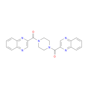 Piperazine,1,4-bis(2-quinoxalinylcarbonyl)- (7CI,8CI)