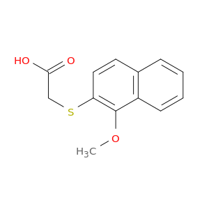 Acetic acid, [(1-methoxynaphthalenyl)thio]-