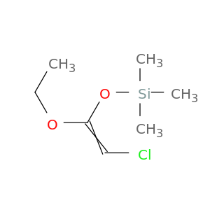 Silane, [(2-chloro-1-ethoxyethenyl)oxy]trimethyl-